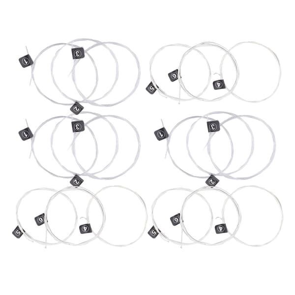 3 Set Klassiska Gitarrsträngar Ersättning Stabil Tonhöjd Nylon Silverpläterade Tillbehör NX35