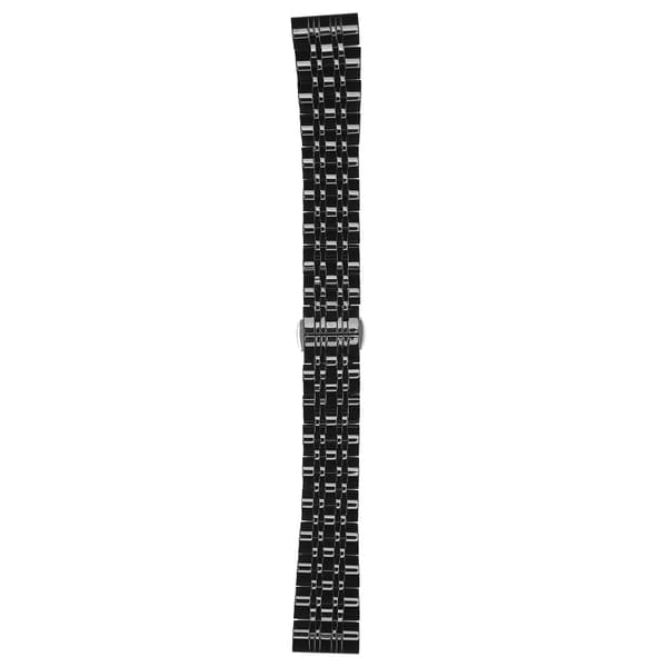 Urrem Sort Professionel Flad Urarmbåndsrem Udskiftning Urrem Tilbehør 18mm / 0.71in