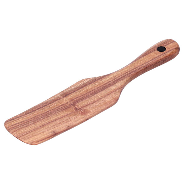 Stekspade i trä, biffspade, spurtle, servis, köksredskap 23,5x5 cm