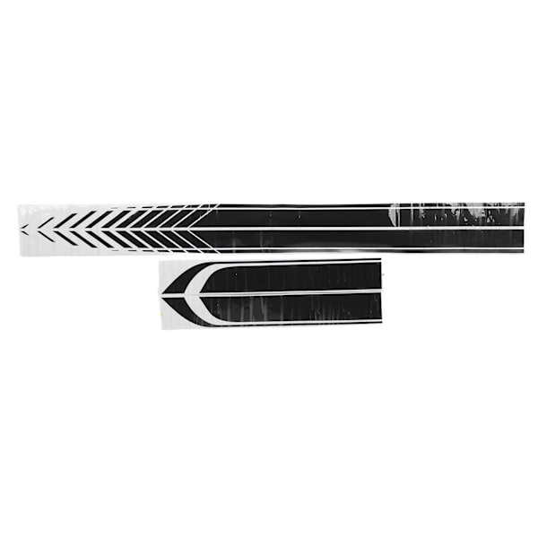 4PCS Bildekal Universal Lätt Bärbar Vattentät DIY Bilsida Karosstillbehör Svart