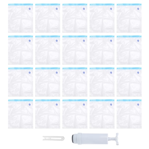 20 stk filamenttørrer vakuumforseglingsposer til PLA 3D printerdele 1 stk luftpumpeudtrækker