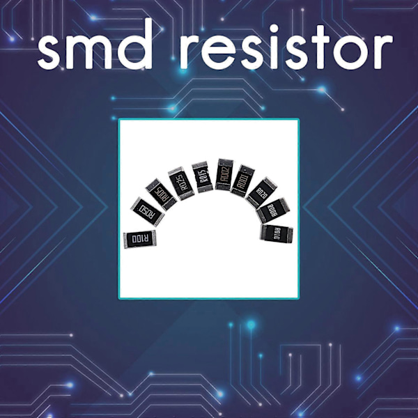 50 stk. legeringsmodstand 2512 SMD-modstand prøvesæt
