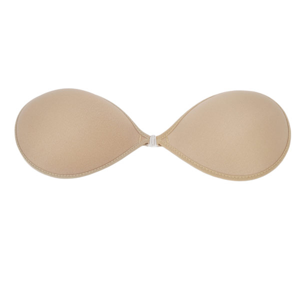 Olkaimettomat liimarintaliivit Selkäpuoliset Push Up One Piece 3/4 Cup Deep V saumattomat silikoniliivit häämekko B