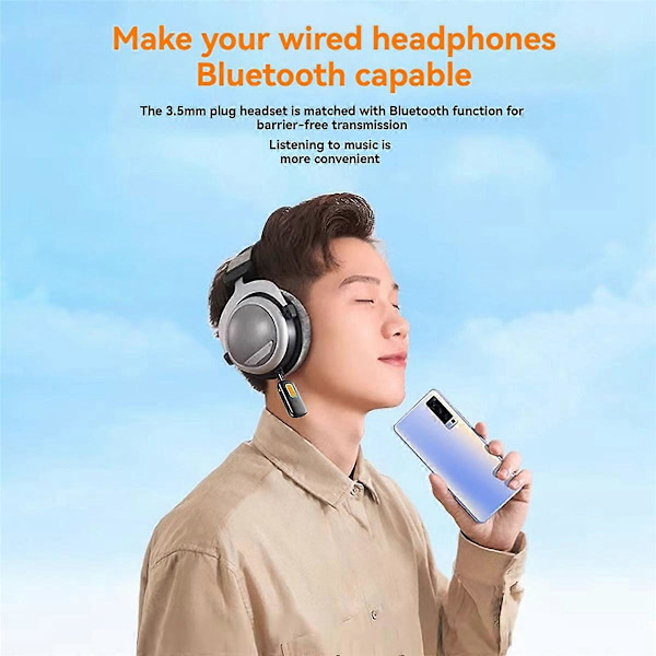 Bluetooth 5.4 Ljudsändare och Mottagare 2 I 1 Bluetooth