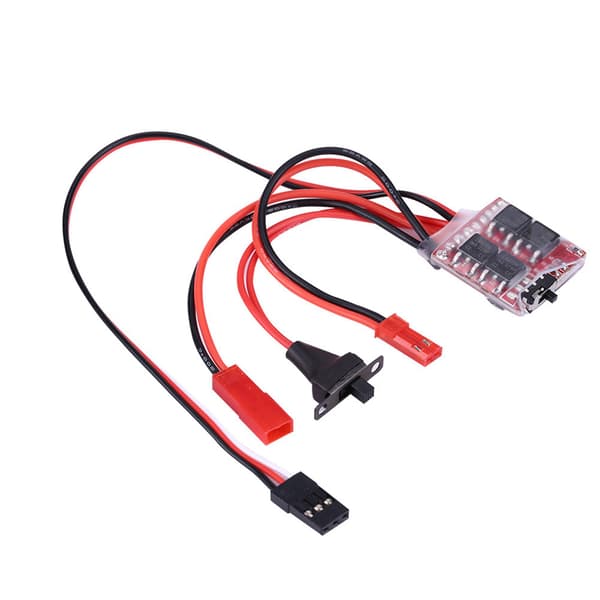 20A Børstet ESC Elektronisk Hastighedsregulator Med Bremse til RC Bil / Båd