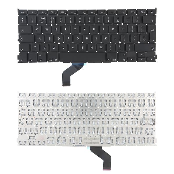 Tastaturerstatning Følsom Berøring Svart Britisk Layout Passer til MACBOOK PRO A1425 13\"