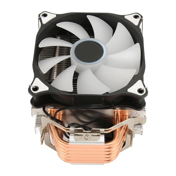 ARGB CPU Luftkøler 6 Kobber Varmerør 12 VDC 3-benet Universal Hydraulisk PC CPU Køleblæsere til AMD AM4 AM5 til Intel 1150