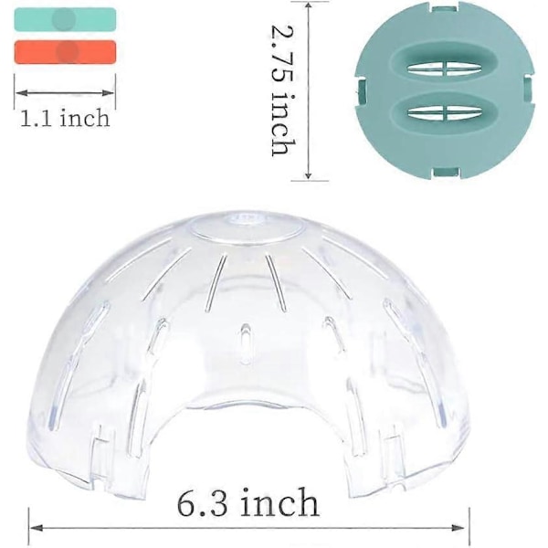 Hamsterbold 16 cm, Hamster Løbehjul, Lille Dyr Plastik Træningshjul