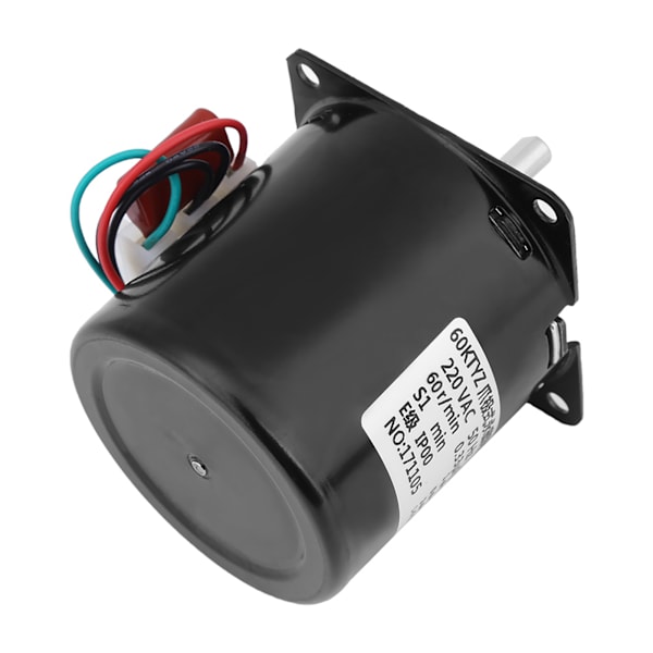 AC 220V gearkasse 60KTYZ synkron gearmotor udskiftning-1 stk 220V(60R/Min) 220V(60R/Min)