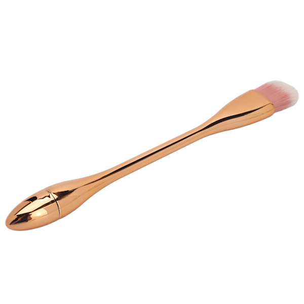 Nageldammborste Mjuk fiber Delikat Touch Hudvänlig Utsökt multifunktionsborste för makeupmask Rose Gold