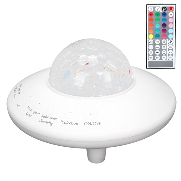LED-nattelys USB RGB Bluetooth-projektorlys Projektionslampe til festdekoration Fødselsdagsgaver
