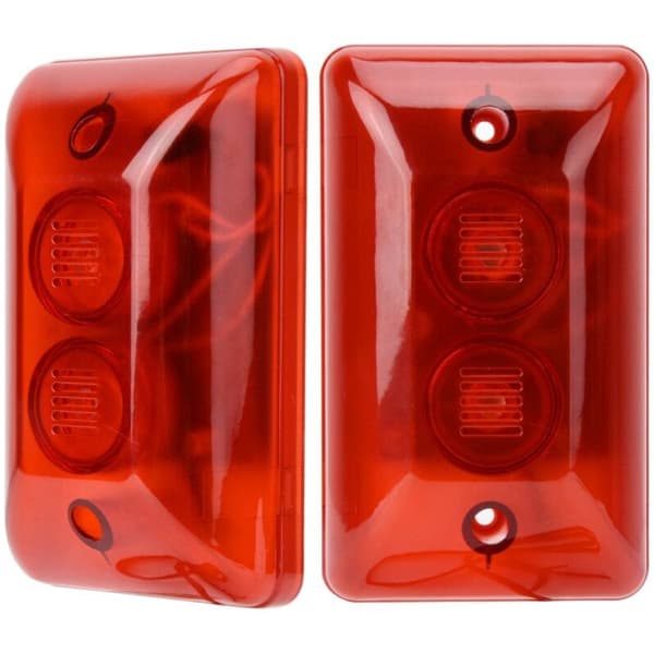 12V kablet alarm, strobosirene, lyd, blinkende lys, sikkerhedsalarm system