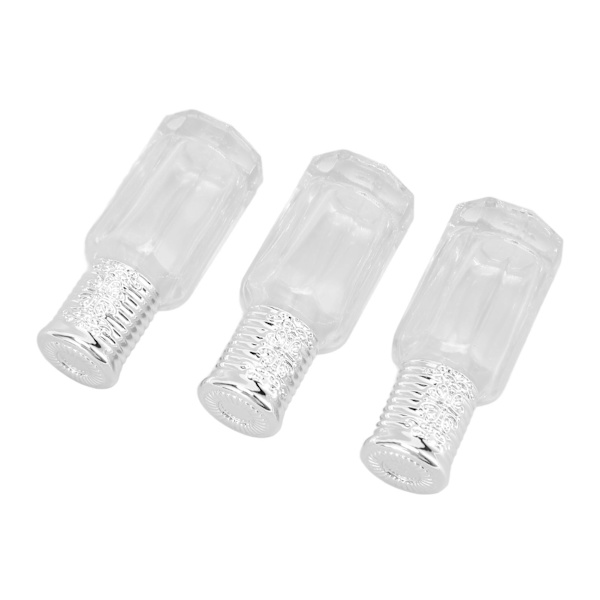 3st påfyllningsbar parfymdimma spray 10ml Cover Klart glas Tomma doftdoftflaskor