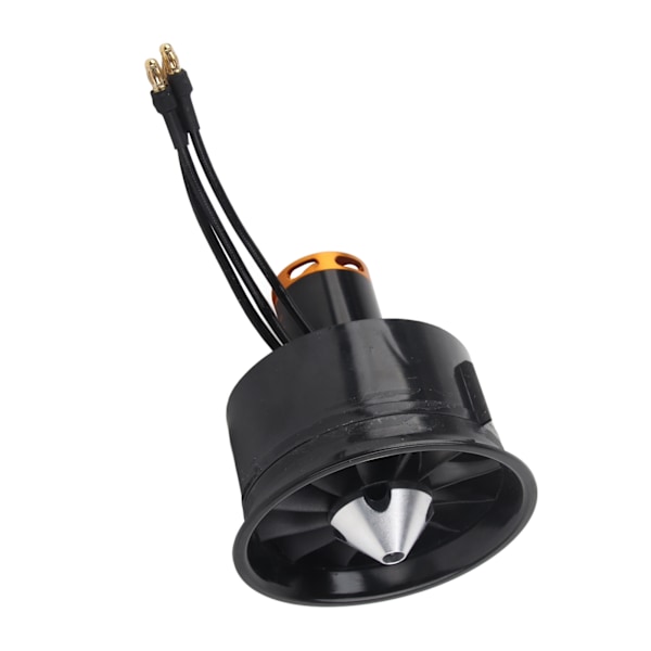 QXMotor 64mm EDF-set 28224300KV borstlös motor med 12-bladig kanalfläkt för RC-flygplan