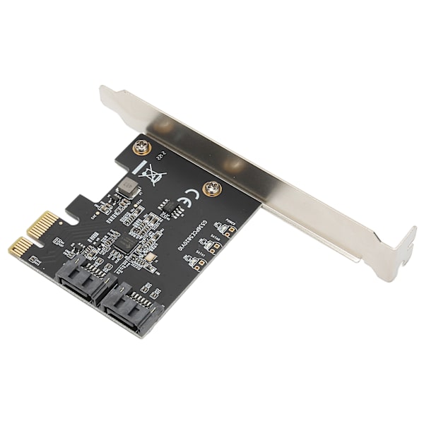 PCIE till SATA expansionskort 6 Gbps stabil prestanda PCIE till 2 SATA3.0 expansionskort för stationär dator