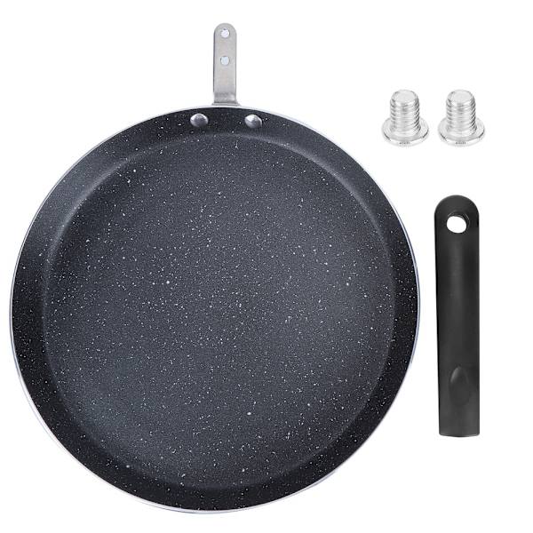 Non-stick stekpanna strålande spis induktionsspis matlagningsverktyg för frukostpannkaka äggpizza (10 tum stor storlek)