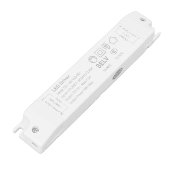 18W LED Transformator Driver DC12V 1.5A ABS Multi Beskyttelse LED Strømforsyning til Hjem AC100-240V