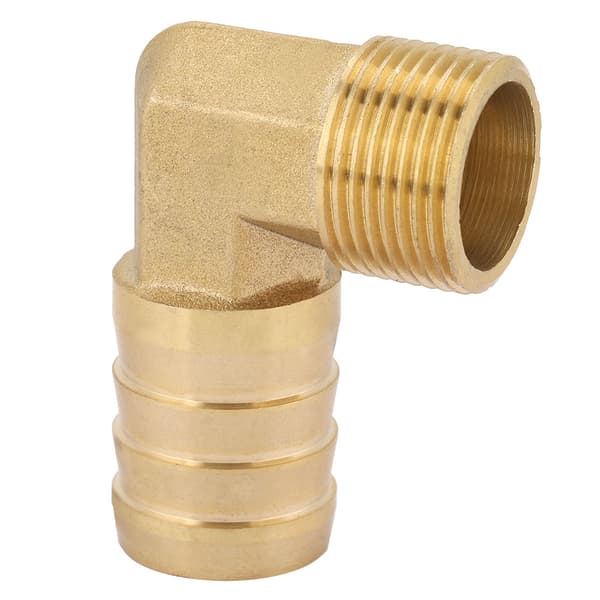 1 stk. 3/4\" han gevind messing albue pigget kobling slangefitting (25mm)