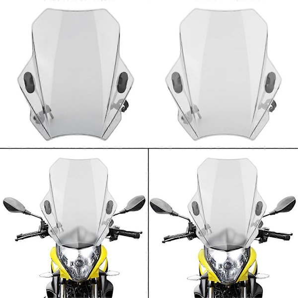 Motorcykel Vindskærm Til MT07 MT09 43x40cm Klar
