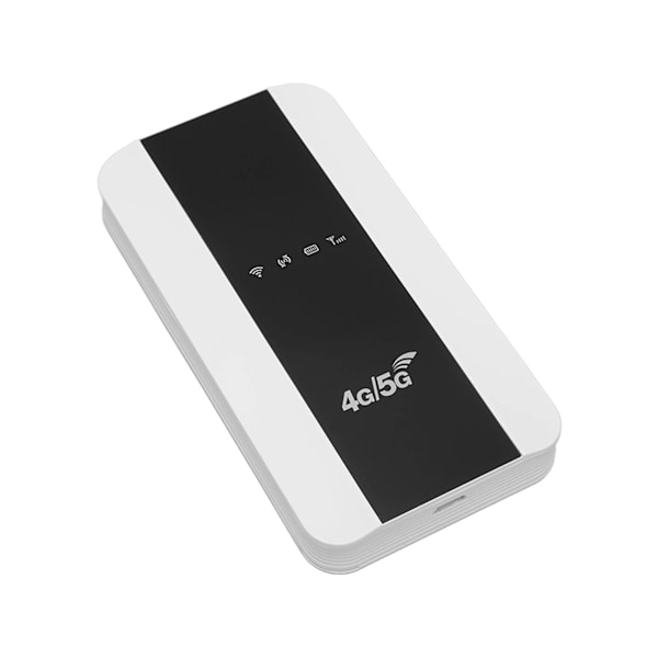Mobil WiFi Hotspot med SIM-kortslot 4G LTE ulåst 150 Mbps 3000 mAh batteri bærbar WIFI til mobiltelefon Hvid EU-version