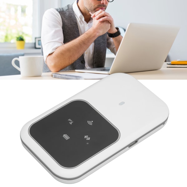 H80 Mobile WiFi Hotspot -monitoimiliitäntäkortti Ohut kannettava 4G WiFi-reititin LED-näytöllä ulkokäyttöön autolla