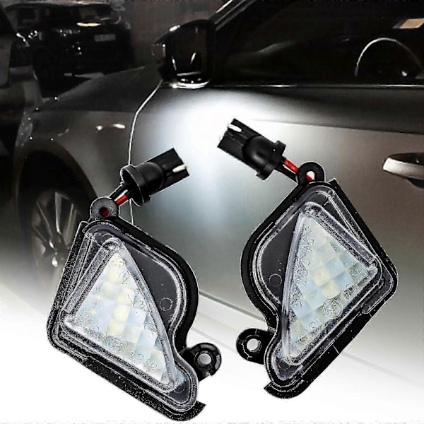 Par Under Spejllampe Hvid Ingen Fejl Led Sidespejl Blinklys Bilbelysning Til Skoda Superb Mk2 2008-2019 Octavia Mk3 A7