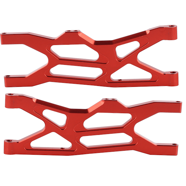 1 par aluminiumlegering bagerste nedre svingarm tilbehørsdele passer til ARRMA 1/10 RC bilrød