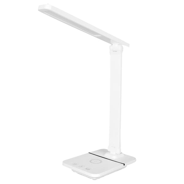 LED Skrivebordslampe 3 Lysmoduser Berøringskontroll Øyebeskyttelse Bordlampe 15W Trådløs Lading