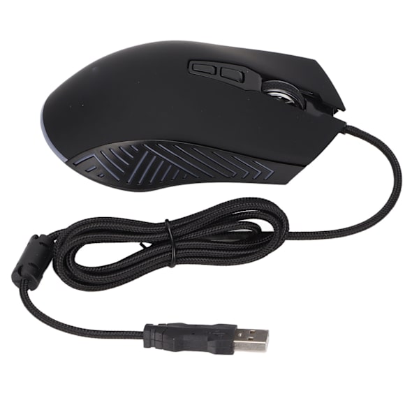 Kablet mus 6400DPI 4 DPI justering RGB lystilstand Bred kompatibilitet Gaming kontormus
