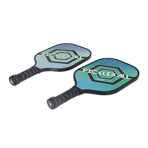 LEIJIAER Pickleball-set i kolfiber med 2 racketar och 4 bollar för inomhus- och utomhusträning