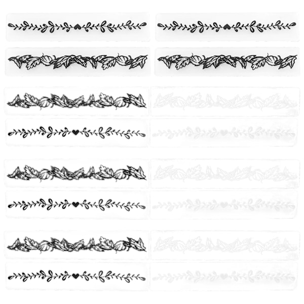 10 kpl muovikuviointikansiot kohokuvioitu malli DIY kortinvalmistus Scrapbooking Paper Craft Tool