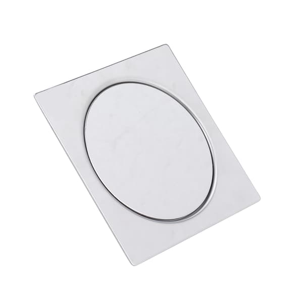 Pedal Gulvsluk Rustfritt Stål 10x10cm Dusj Deodorant Bounce Gulvsluk for Baderom