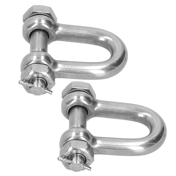 2st D-ring Ankare Schackel Skruv Pinne 304 Rostfritt Stål med Säkerhet Hårdvara M10