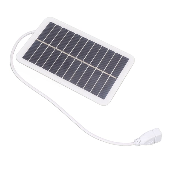 Mini solcellepaneler polykrystallinsk silisium 2W 5V bærbar USB solcellepanel lader for nødstilfelle