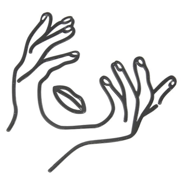 10 sæt ansigtskagepynt til damer, abstrakt minimalistisk DIY ansigtslinjer kagepynt til fødselsdagskage bryllupsfest