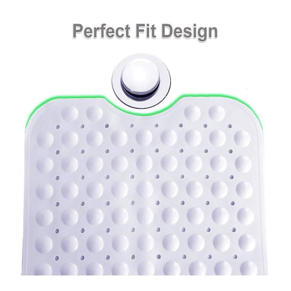 Anti-Skrid Baby Bademåtte, 100x40cm Anti-Skrid Badekar Måtte, Anti-Skrid Brusemåtte med 200 Sugkopper PVC Materiale til Børn og Baby, BPA Fri & Maskinvaskbar