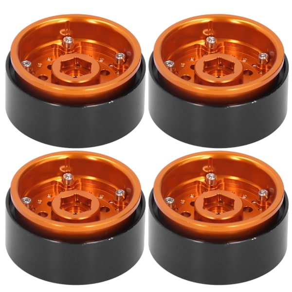 4 kpl 1,9 tuuman metallipyörän napa retro kiipeilyauto simulaatio CNC 1/10 RC-autotarvikkeeseen