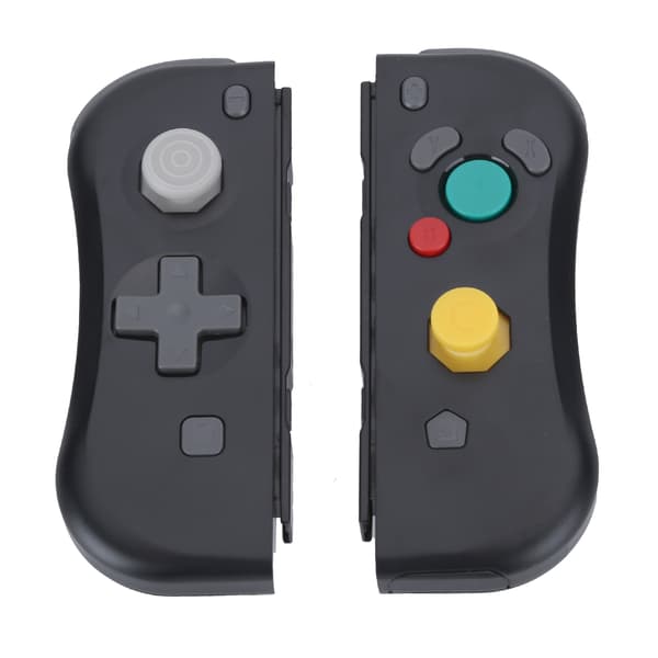 Langaton Gamepad Vasen Oikea Bluetooth-pelikahva NFC Awake -toiminnolla NS Switchille, Musta