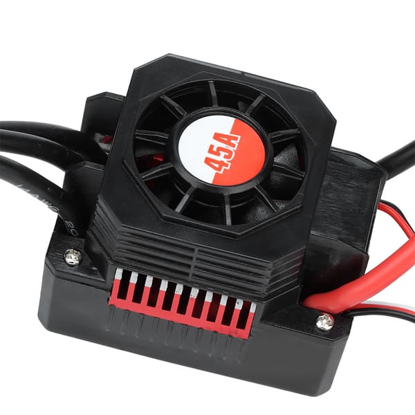 GTSKYTENRC 45A Børsteløs Vanntett Elektrisk Hastighetskontroller ESC for 1/10 1/12 RC Bil
