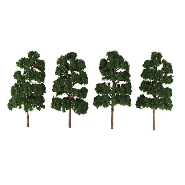 2 x 20 kpl Malli Abies Holophylla Puut Juna Rautatie Maisema 1:150 Tummanvihreä