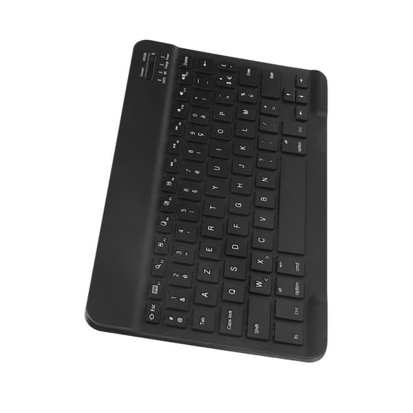 Kannettava langaton Bluetooth-näppäimistö tablettinäppäimistö ranska englanti IOS/Android musta