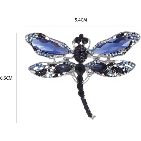 Krystal Rhinestone Guldsmed Broche Nål Smykker Fødselsdagsgaver Mors Dags BrocherFlot Design