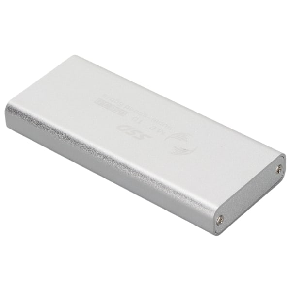 MSATA til USB 3.0 SSD-kabinetadapter 6 Gbps overførselshastighed God varmeafledning SSD-kabinet Conveter-etui til pc