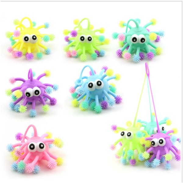 4-pack: Stressbollar, Dekompressionsbollar, Avslappnande leksaksbollar, Mjuka stressbollar, Sensoriska bollar