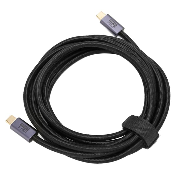 USB 4.0-kabel multifunktionell 20 Gbps höghastighetsöverföring HD 8K 60HZ stöd PD100W Typ C till Typ C-kabel 300 cm