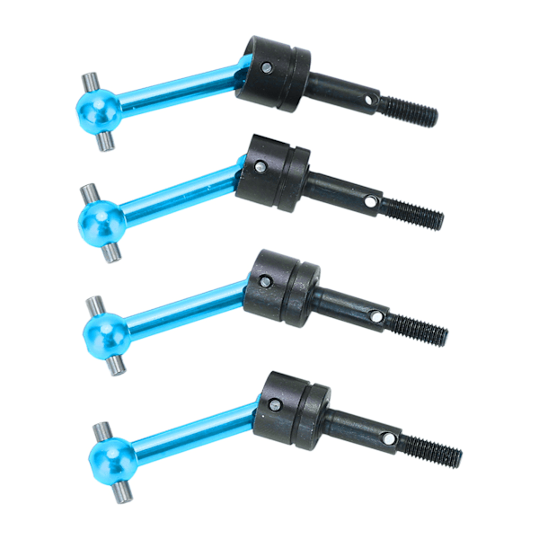 4Pcs Metal Universal Drive Shaft CVD 70mm for Tamiya TT02 1/10 RC Car Upgrade PartsBlue