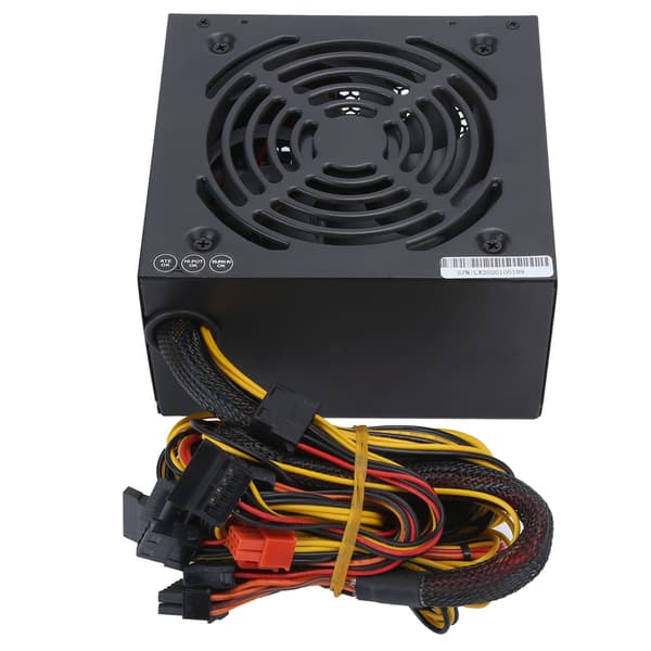 Computerstrømforsyning Desktop Tilbehør Lydløs Blæser Manuelt Justerbar 115/230V ATX 24-PINUS Stik