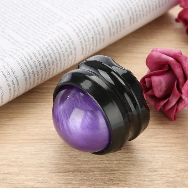 Massage Roller Ball Massager Kropsterapi Fod Hofte Afslapning Stress Release (Lilla)