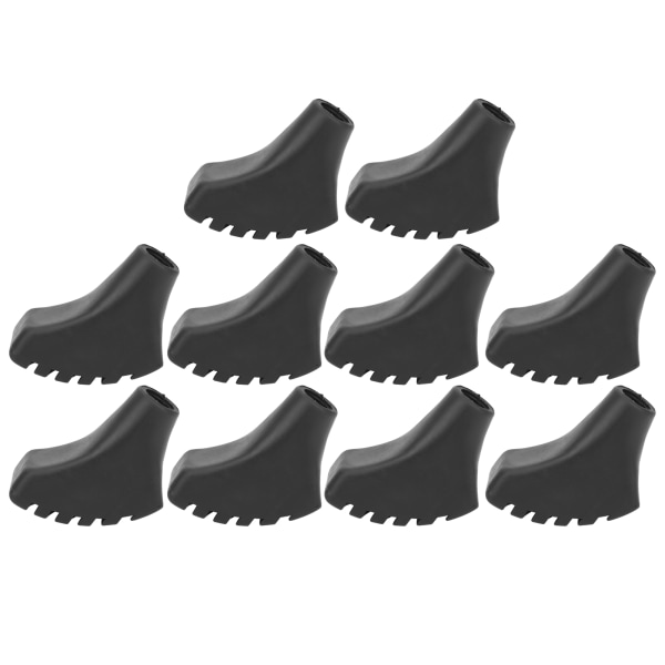 10 stk Walking Stick Pad PVC Vandrestang spids endebeskytter til udendørs vandreture
