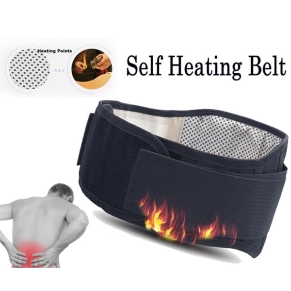 Adjustable Tourmaline Self Heating Magnetic Therapy Back Waist Support Belt Lumbar Brace Massage Band Health Care